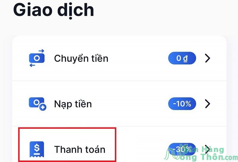 Thanh toán Prudential qua ứng dụng ngân hàng